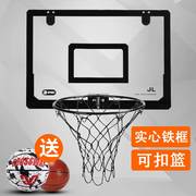 墙壁式篮球架户外免打孔挂在墙上的简易便携式篮筐室内挂式可扣篮