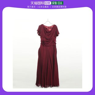 日本直邮Genet Vivien Sleeved cache coeur 长款连衣裙（紫