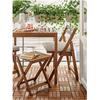 IKEA宜家 耐玛瑞桌子户外方桌 着浅褐色漆75x63 厘米简约耐用
