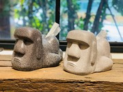 摩艾石像人复古光屁屁，屁股moai纸巾盒面纸，抽树脂屁股小夜灯摆件