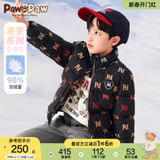 新年系列PawinPaw小熊童装冬季男女童泡芙儿童羽绒服立领外套