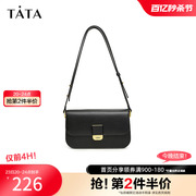 tata他她复古简约小方，包女通勤纯色斜挎包单肩包春季新nb331cx3