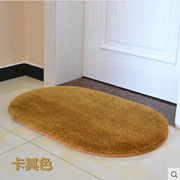 可爱椭圆地垫浴室防滑垫吸水门垫卧室玄关卫生间防水入户进门脚垫