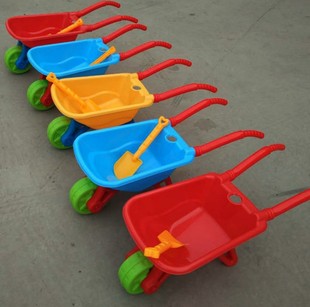 小推车1-6岁宝宝工程车大号沙滩玩具手推车翻斗独轮儿童玩雪玩沙