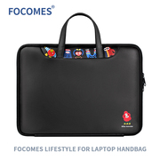 focomes小怪兽 手提电脑包适用苹果14寸华为戴尔微软13.3寸15.6寸