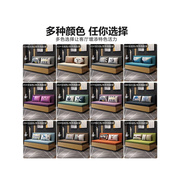 2023坐卧两用小户型单双人(单双人)伸缩客厅多功能，可折叠沙发床实木带储物