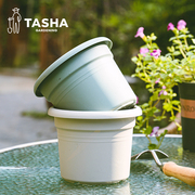 塔莎的花园霍伦标准盆莫兰迪，色花盆塑料，花盆简约月季绣球室内庭院