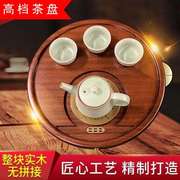 茶盘家用实木功夫茶具套装大小号简约黑檀木长方形茶台茶海茶托盘