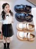 女童鞋黑色小皮鞋2023夏季儿童软底公主，鞋时尚韩版小女孩鞋子