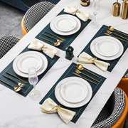 轻奢样板间西餐餐具全套牛排叉盘子套装欧式创意高级感家用餐盘