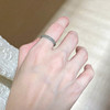 yfeifeie天然翡翠戒指，女款新中式复古国风仿玉石素圈小众设计指环