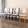 实木餐椅家用中式现代简约木头靠背餐桌椅子饭桌酒店餐厅商用凳子