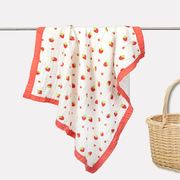 木植婴儿纱布浴巾新生儿童纯棉吸水毛巾宝宝六层夏季洗澡盖毯包被