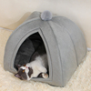 猫窝四季通用冬季保暖可拆洗猫屋半封闭式猫咪床房子狗窝宠物用品