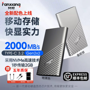 梵想ps2000移动硬盘500g2t长江，存储固态硬盘1t手机电脑两用大容量
