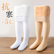 女童打底裤秋冬季光腿神器，白色加绒舞蹈，袜打底袜儿童加厚款连裤袜