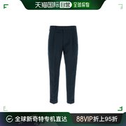 香港直邮PT 男士 海军蓝弹力棉质裤子 CORSZAZ40FWDBP65