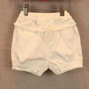 85-90-95码，卡L*小童夏季白色淑女风格短裤，女宝宝婴幼儿休闲裤
