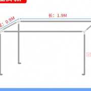 定制大学生宿舍寝室单人床上铺床帘蚊帐 压脚支架子杆子床架支撑