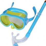 饰页儿童浮潜泳镜护鼻一体式游泳C眼镜防雾防进水男童女童潜水镜