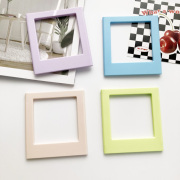 拍立得square正方形4寸相片，装饰磁性相框磁力贴彩色，磁吸冰箱贴