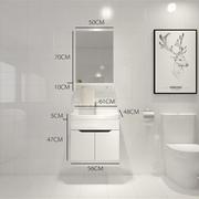 简约北欧风现代pvc浴室柜组合卫生间，洗面盆柜镜柜洗漱台洗手盆