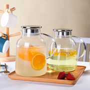 冷水壶玻璃水壶耐高温凉水杯，家用茶壶凉白开，水杯套装大容量凉水壶
