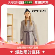 韩国直邮Covetblan 连衣裙 COVETBLAN 女款 腰带细节 针织衫 连