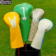 独家限量版高尔夫球杆套 杆头套一号木杆套推杆杆套 铁杆套保护套