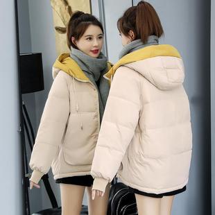 反季2023冬装棉服女短款韩版宽松羽绒，棉衣外套加厚棉袄