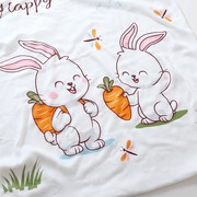 夏季2层薄款超柔竹纤维婴儿盖毯软，透气宝宝包巾，卡通印花儿童浴巾