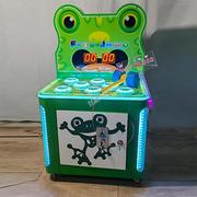 打地鼠机豪华青蛙地鼠机大型商用E电玩投币海绵宝宝亲子游艺