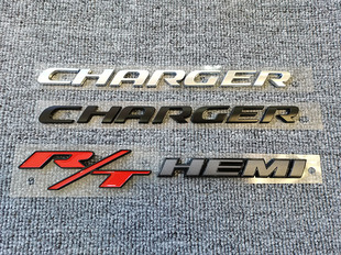 适用于道奇挑战者charger车标侧标贴后标rt红色，个性尾标原厂