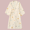 睡裙睡袍女夏季纯棉纱布，和服春秋浴衣，日系家居服日式男士浴袍睡衣