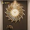 现代轻奢钟表挂钟客厅家用时尚，创意静音高端石英钟玄关饰品时钟