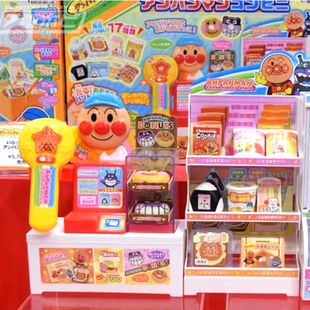 ~ 日本面包超人便利店仿真超市收银机DX豪华版儿童过家家玩具