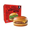 山姆会员店安格斯6份牛肉芝士美式汉堡1.05kg速食西式营养早餐