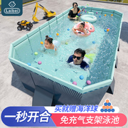 2023游泳池儿童家用室内宝宝可折叠水池洗澡池大型水池户外支架游
