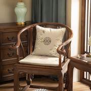 名堂东方小轩窗新中式实木太师椅垫四季通用加厚防滑红木坐垫定制