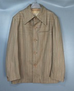 Vintage古着KIWANIS中古日本深卡其色70年代西部风格西装夹克