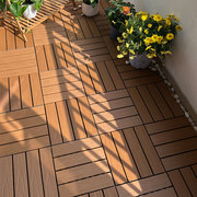 户外塑木木塑地板阳台，浴室庭院diy花园，露台防腐生态木地砖