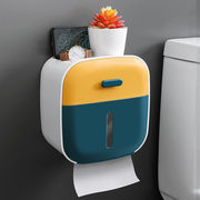 免打孔卫生间纸巾盒厕所卷纸筒创意抽纸盒卫生纸置物架厕纸盒防水