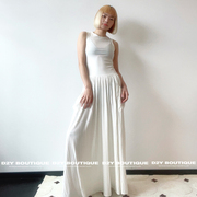  TTXCC白色连衣裙长裙女2023春夏 D2Y Boutique