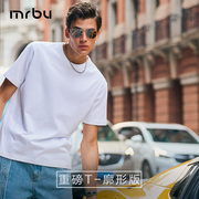 MrBu布先生短袖T恤男纯棉吸湿透气重磅夏季半袖上衣简约索罗娜t恤