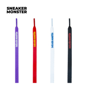 S.monster AJ1 SB DUNK专属 火焰字体纯色鞋带 男女通用 SMHY-001