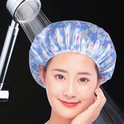 防水浴帽可爱女款成人加厚淋浴洗澡沐浴帽大号厨房帽子防油烟帽