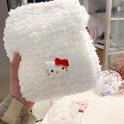 hellokitty围巾毛线手工diy编织材料包冬季珊瑚绒线团送男女朋友