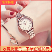 香港金米欧kimio时尚气质小巧表盘，链条女表学生，腕表防水石英手表