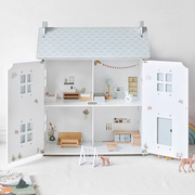 ins风儿童过家家娃娃，房玩具女孩公主别墅，拼装模型城堡礼物幼儿园