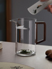 玻璃公道杯加厚分茶器，茶水分离月牙杯过滤绿茶杯，茶漏一体泡茶壶